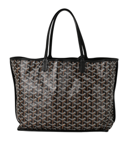 St Louis Reversible Tote PM, Canvas/Leather, Black, MAE020195, DB/P, 3*